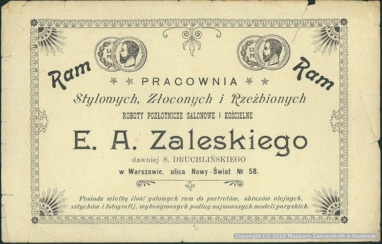 etykieta firmy Zaleskiego